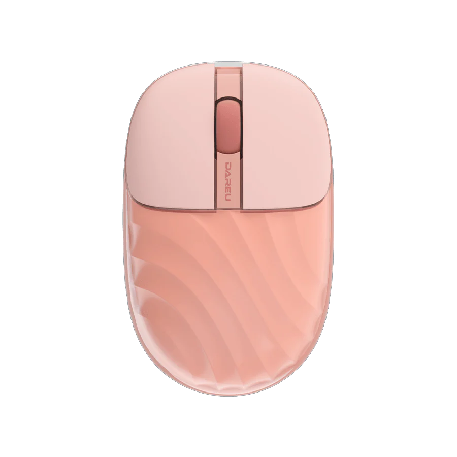 Souris Bluetooth/filaire DAREU (LM135) (Rose)