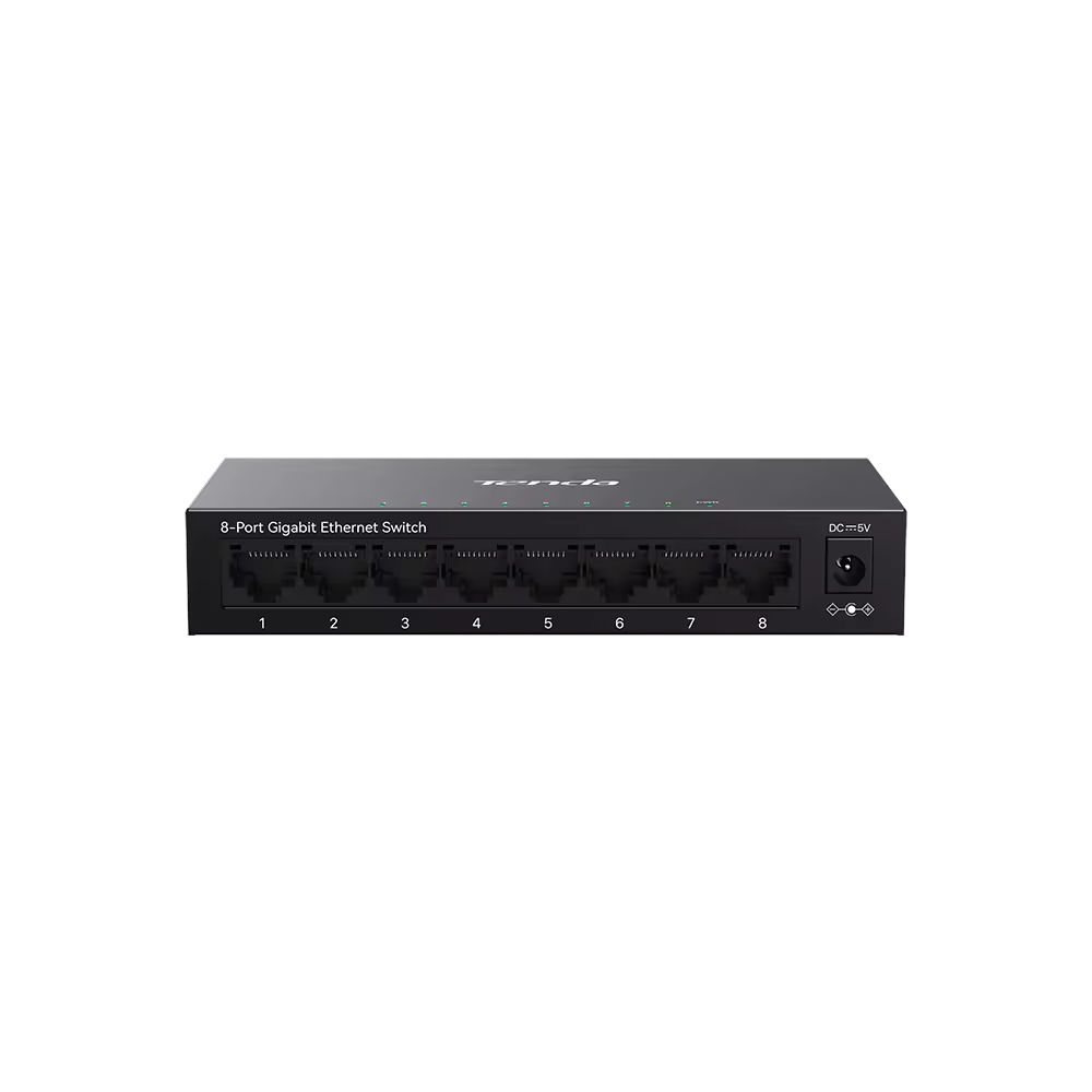 Commutateur réseau Tenda SG108M non administrable Gigabit Ethernet (10/100/1000) Noir