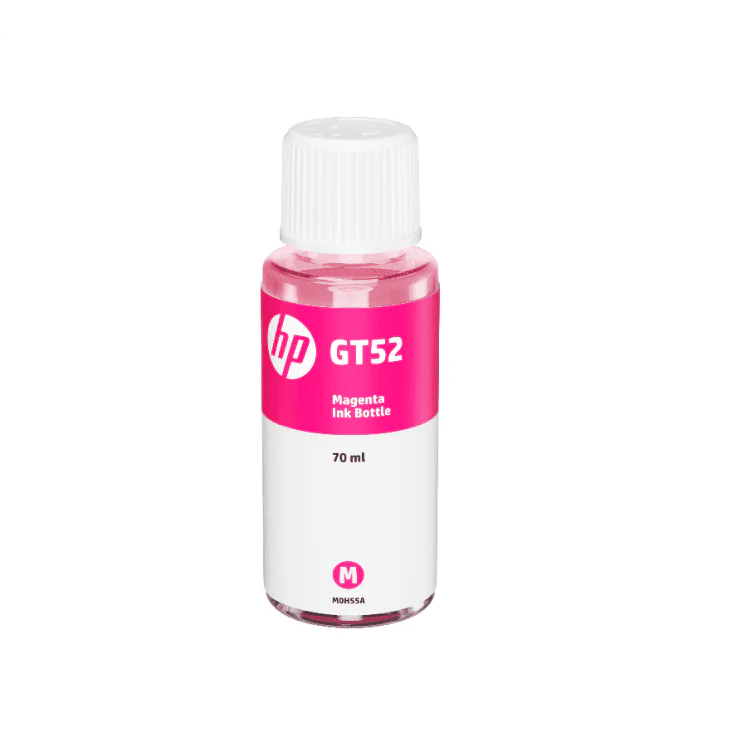 Bouteille d'encre GT52 pour HP Smart Tank, 70 ml, 8000 pages, Magenta