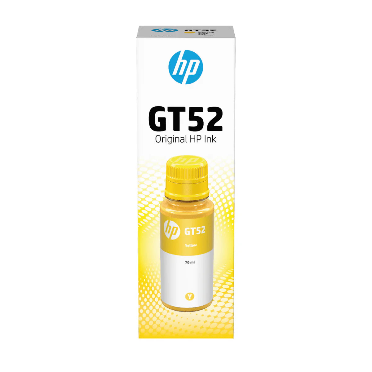Bouteille d'encre GT52 pour HP Smart Tank, 70 ml, 8000 pages, Jaune