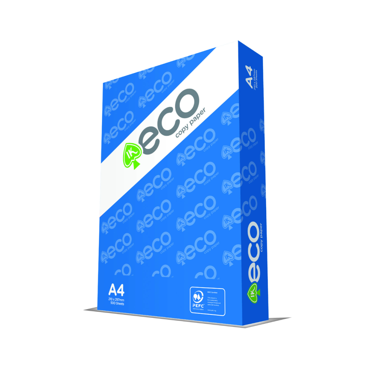 Ramette de papier A4 — 210 x 297 mm — 500 feuilles — 80g/m² — Blanc
