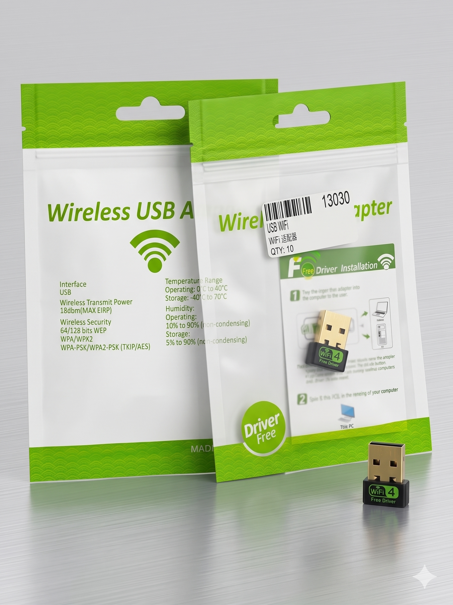 Mini adaptateur WiFi USB 150Mbps sans fil