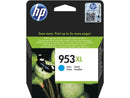 Cartouche d'encre Cyan HP 953XL 1450pages 8710/8720