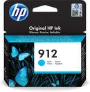 Cartouche d'encre HP 912 Originale — Cyan Rendement Standard