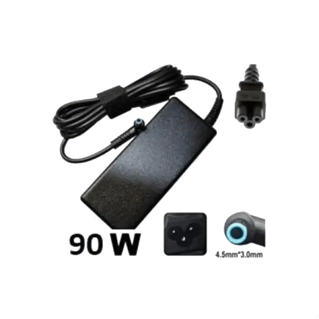 Chargeur Compatible HP 90W — Connecteur 4.5x3.0mm — Garantie 2 ans