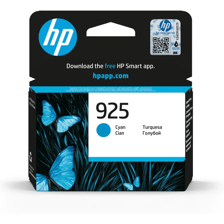 HP 925 - Cartouche Cyan - 400 pages (8123) (mc60)