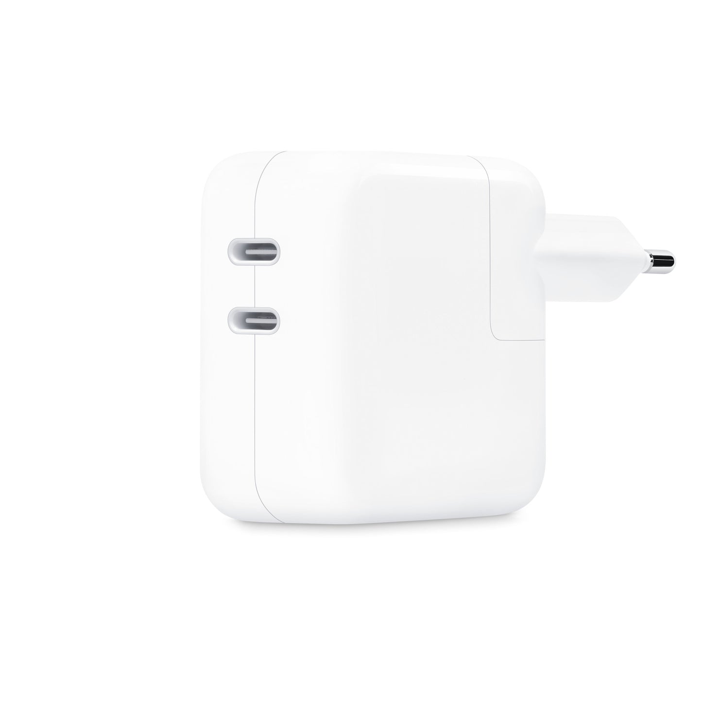Adaptateur Secteur Double Port USB-C 35W d'origine Apple — MW2K3ZM/A — Blanc