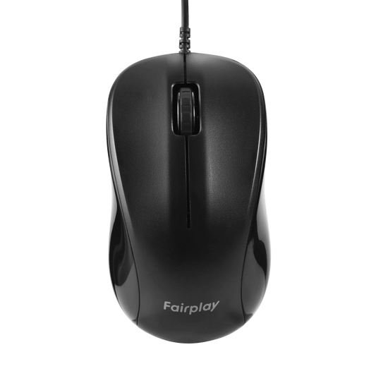 FAIRPLAY Souris Optique Filaire USB (3 boutons)-Garantie : 1 an