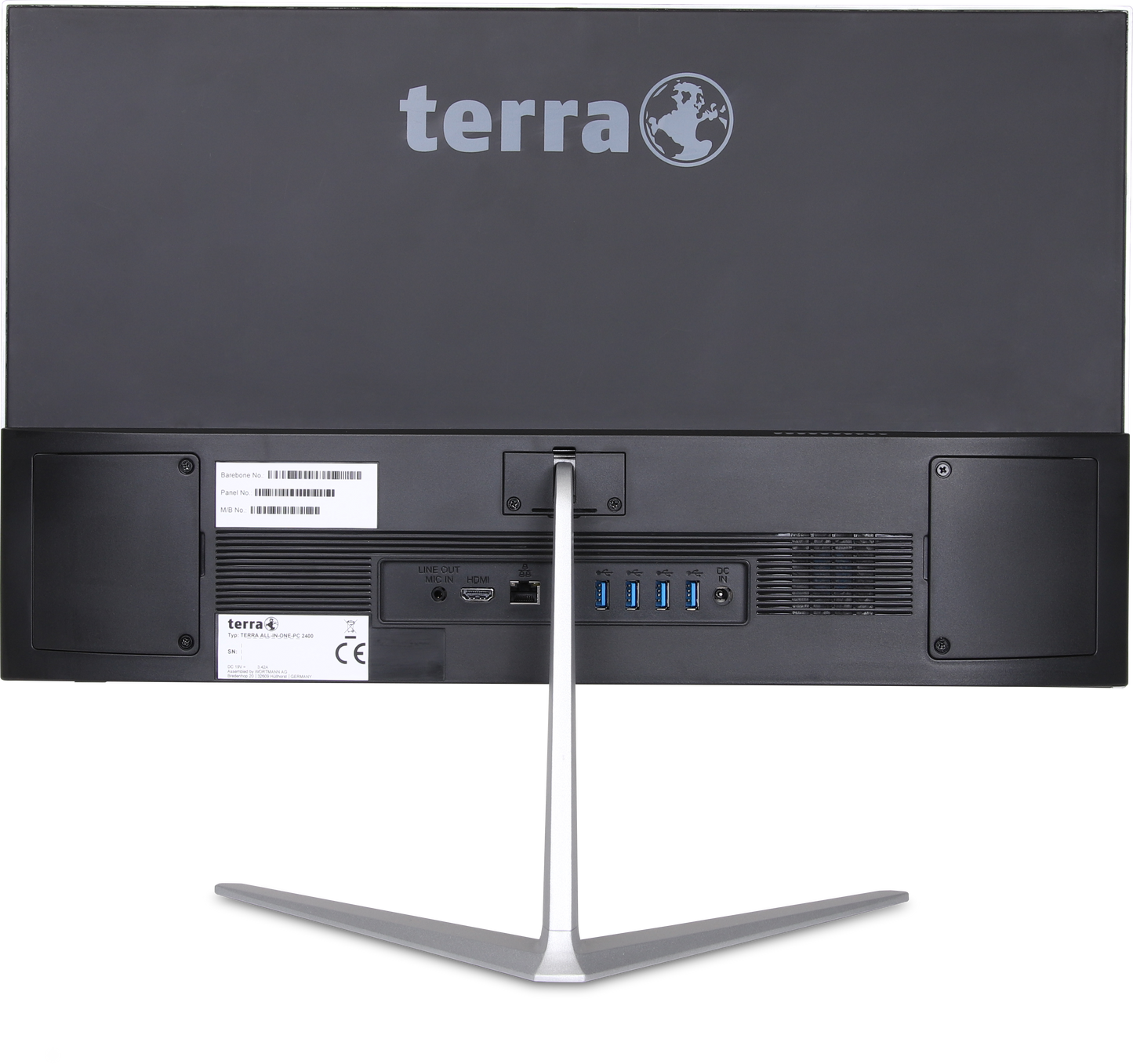 TERRA All-in-One PC 2401 GREENLINE – 23.8" Full HD, Intel Core i3 13e Gen, 8 Go RAM, 500 Go SSD
