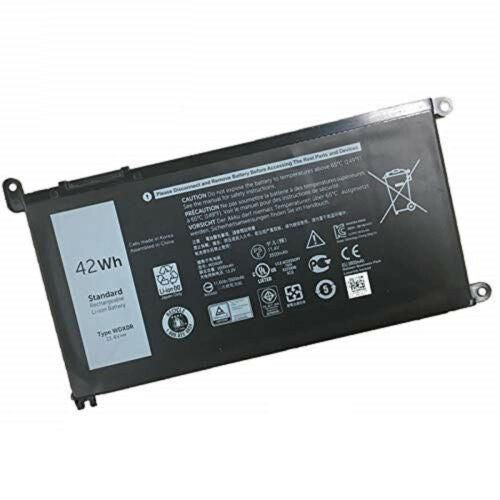 Batterie Dell WDX0R 42Wh 11,4V Li-ion — Inspiron 13 5368/5378/7368/7378 / 15 5565/5567/5568/5578/7560/7569/7570/7579 / 17 5765/5767 / 14-7460 — Neuve