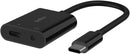 Adaptateur Belkin USB-C vers USB-C 60W et Jack 3,5mm