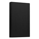 Boîtier disque externe 2.5" USB 3.0 SATA — Aluminium brossé Noir — Garantie 3 mois