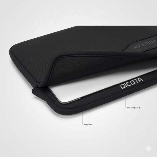 DICOTA PERFECT 33,8 cm (13.3") Housse Noir