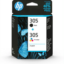 HP 305 PACK DE 2 CARTOUCHES(NOIR+COULEUR)