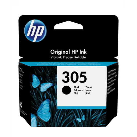 Cartouche Jet d'encre HP 305 - Noire - 3YM61AE 120 Pages