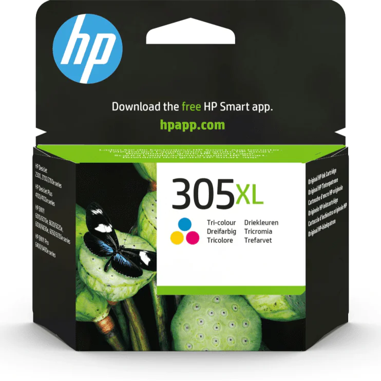 HP 305 XL- Cartouche d'encre 3 couleurs C/M/J haute capacité
