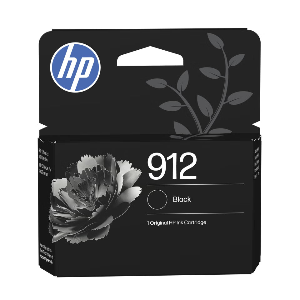 Cartouche d'encre HP 912 noir — 300 pages