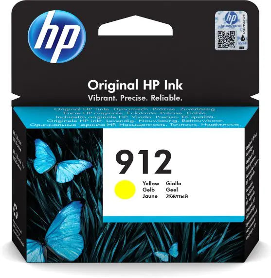Cartouche d'encre HP 912 Originale — Jaune 315 pages