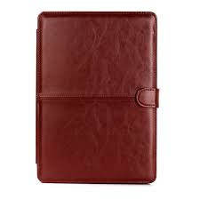 Etui MacBook Pro 13'' Simili cuir grainé marron