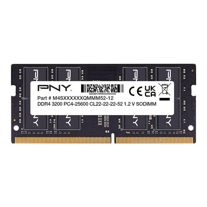 PNY Performance SO-DIMM DDR4-3200 16 Go CL22 1.2V Single Channel