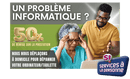 Dépannage informatique à domicile — 138€ après crédit d'impôts . Offre réservée aux particuliers .
